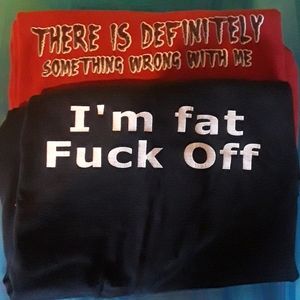 FINAL PRICE! Bundle/lot of 2 funny tshirts